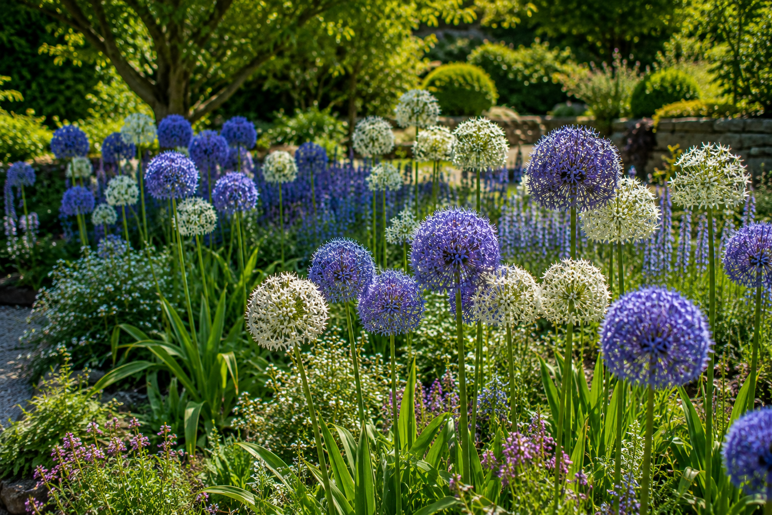 Allium ornemental : variétés spectaculaires et associations au jardin Imagen