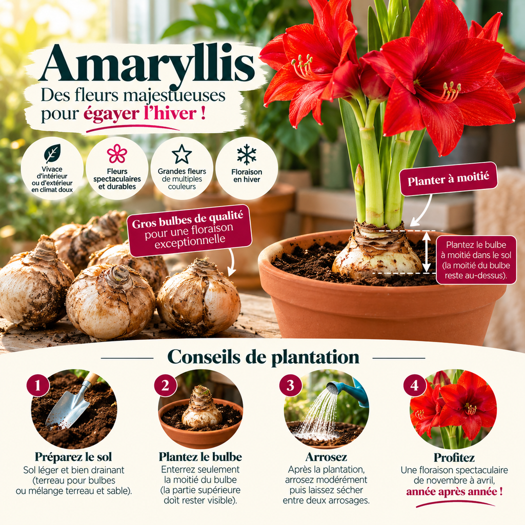 Guide de plantation de l_amaryllis